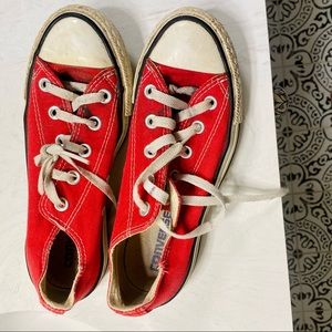 Red Converse, Size 6